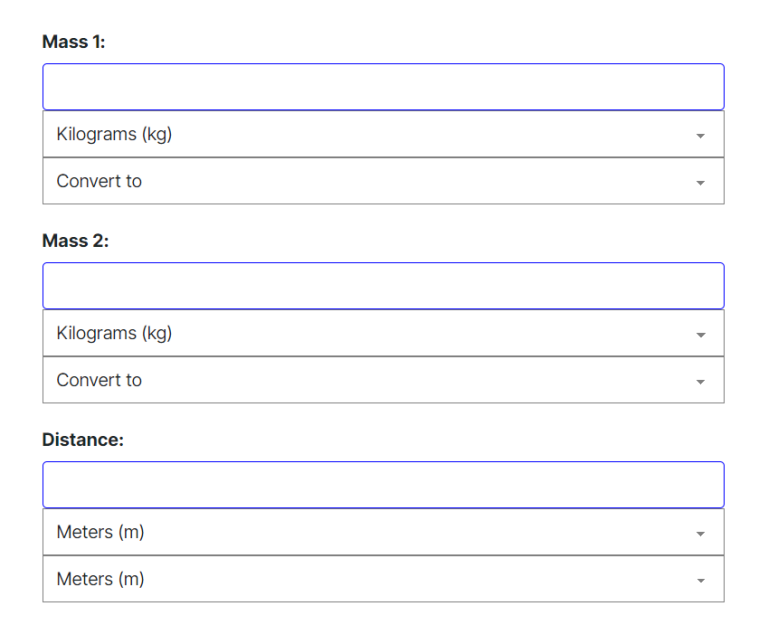 Gravitational Force Calculator Online And Formula – Evincism Google Chrome 9 11 2023 12 12 01 Pm 2.png